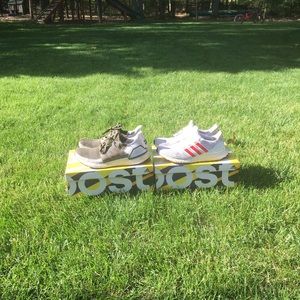 Two pairs of ultraboosts